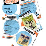 Brochure created for a small record label