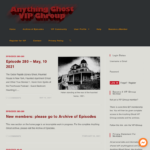 WordPress website (desktop version) WordPress website (desktop version)